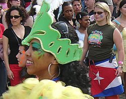 Some 60 000 people participated in the Cuban carnival in London